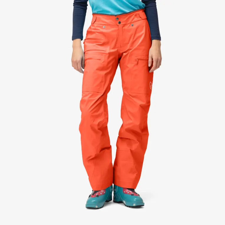 Norrona Lyngen Gore-Tex Pro Waterproof Pants for Women - Lightweight Hiking & Skiing Outdoor Gear for All-Weather Protection