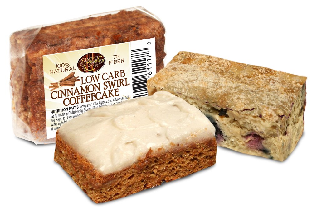Delicious Fat-Free Carrot Cake & Low-Carb Cinnamon Coffee Cake Mix - Perfect for Keto Diet, Healthy Desserts & Holiday Baking
