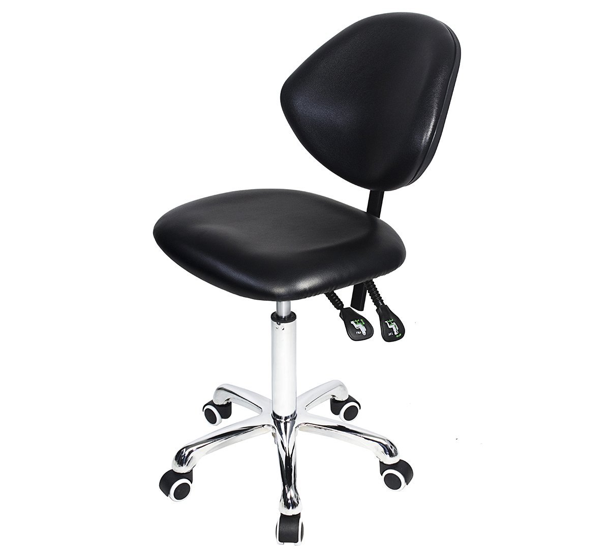 **Grace & Grace Ergonomic Adjustable Office Chair with Tilting Backrest - Ideal for Drafting, Computer Work, Studio, Workshop, Lab, Counter & Home Office (Classic Black)**    *Perfect for long hours of work, studying, or creative projects in any professional or home setting.*