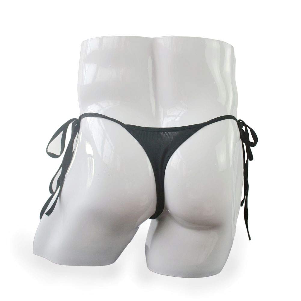 Men's Sheer Ice Silk Thong Underwear - Adjustable G-String for Comfort & Style - Perfect for Daily Wear, Lingerie, and Sensual Occasions