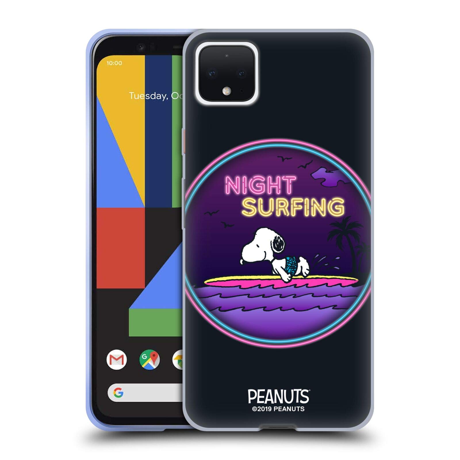 Peanuts Snoopy Aloha Case for Google Pixel 4 XL - Beach & Party Style