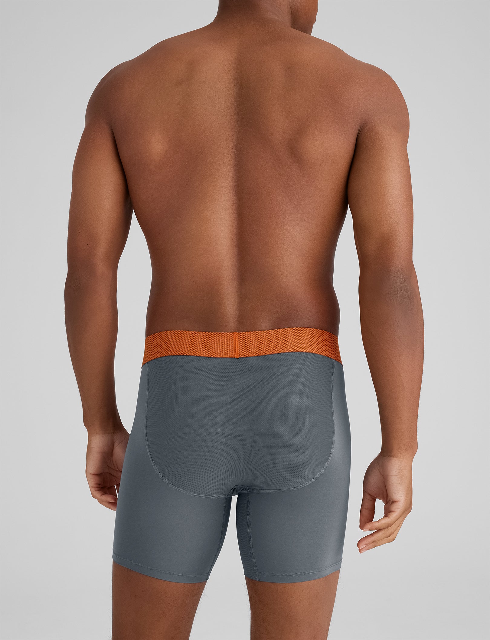 360 Sport Mid Length Boxer Briefs 6-Pack - Moisture Wicking Men's Underwear for Gym, Running & Everyday Comfort