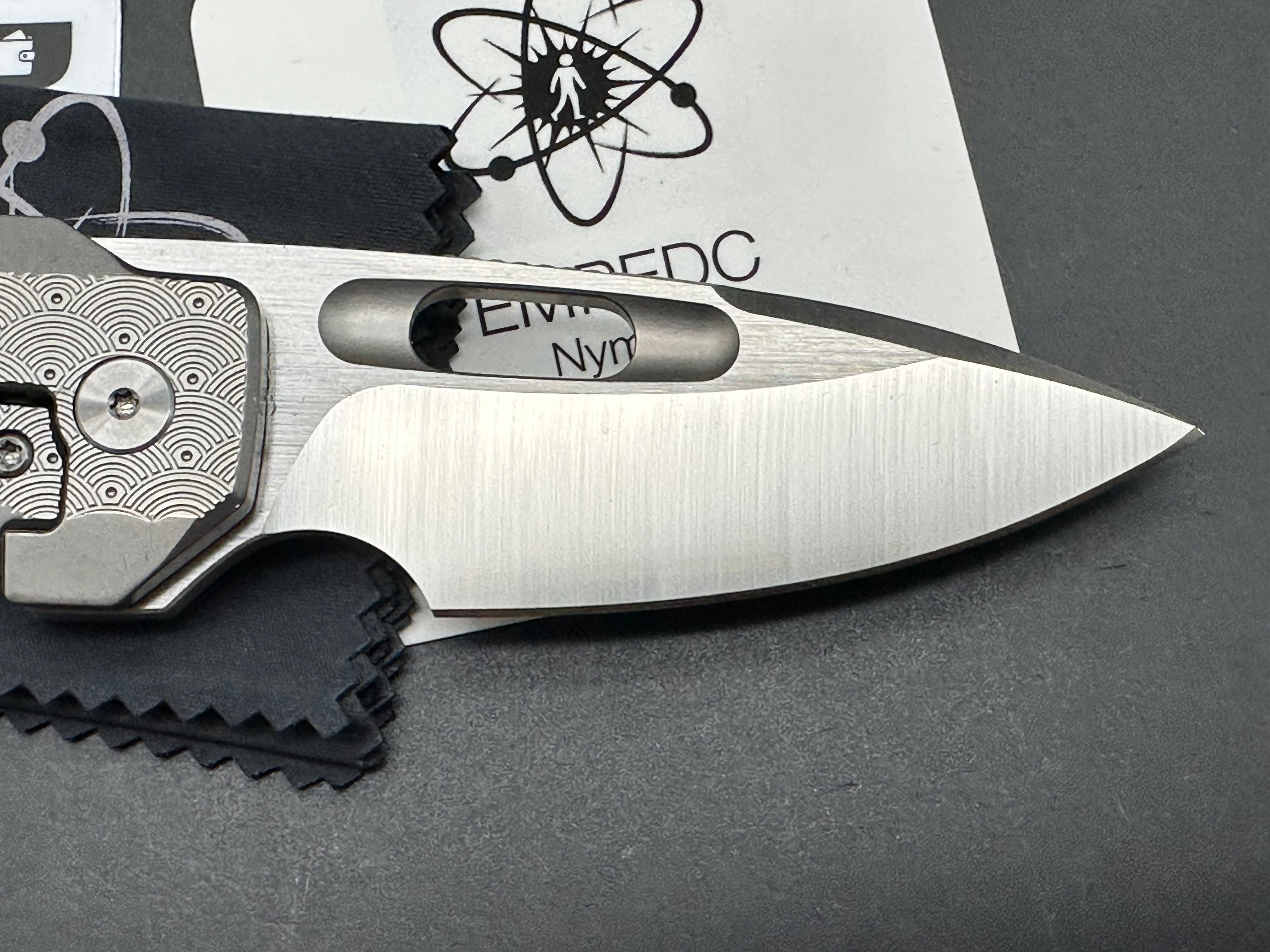 EMP EDC Nymble Seigaiha Urban EDC Exclusive Knife - Limited Edition 85/100 - Perfect for Everyday Carry, Outdoor Adventures & Collectors