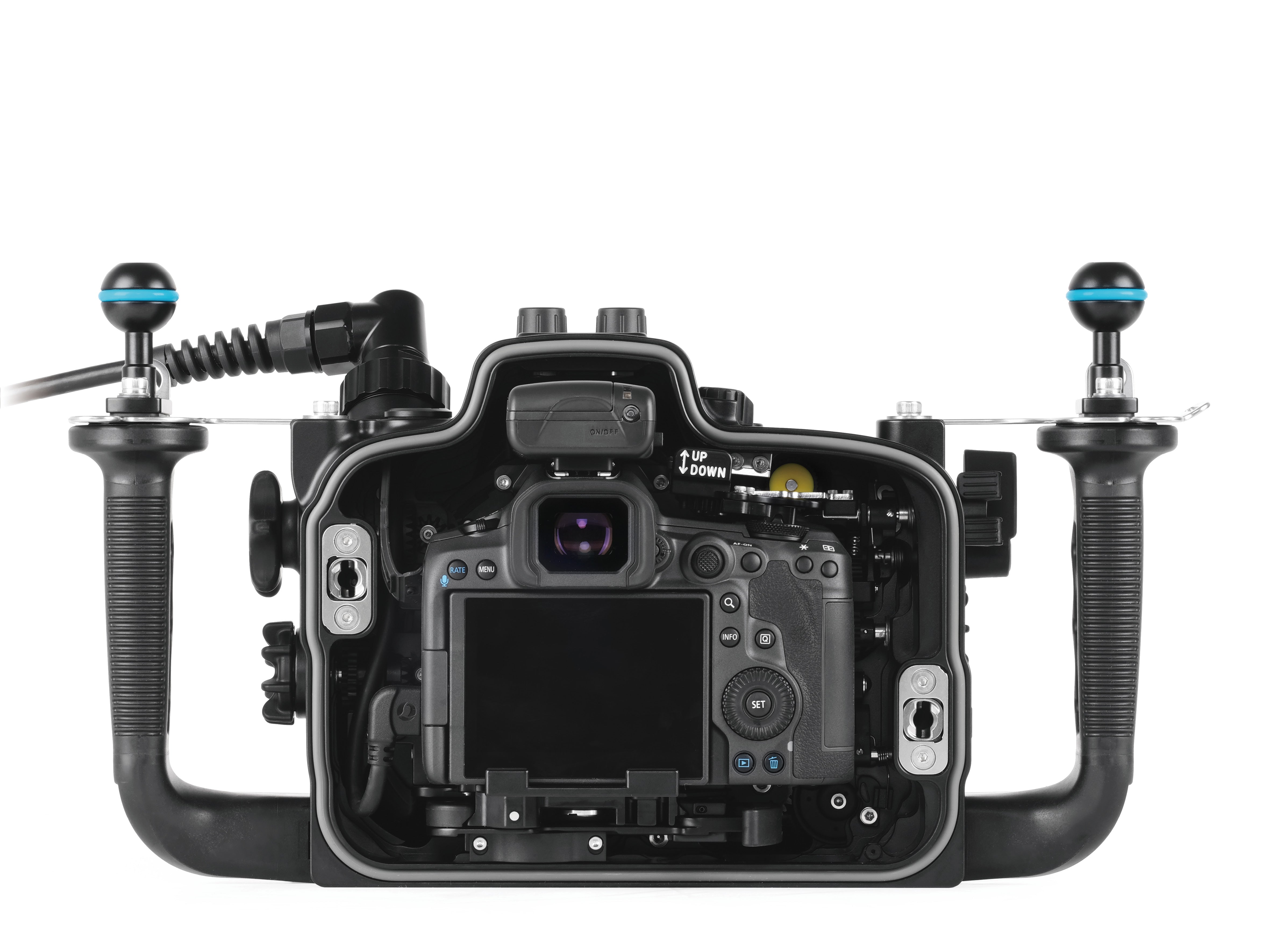 Waterproof NA R5II Underwater Housing for Canon EOS R5II Camera - Professional Dive Case for Scuba, Snorkeling & Marine Photography