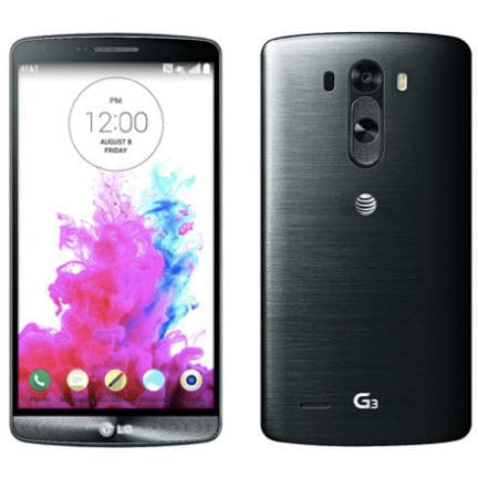 Unlocked LG G3 Android Smartphone 32GB - Metallic Black (GSM Compatible) for Business, Travel & Everyday Use