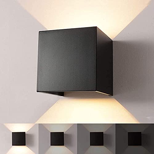 7W Black-Warm Light