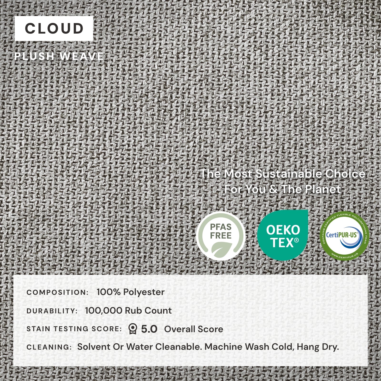 Premium 7-Seater U-Shaped Sectional Sofa with Ottoman - Plush Cloud Weave Fabric for Ultimate Comfort | Perfect for Living Room, Family Gatherings & Movie Nights