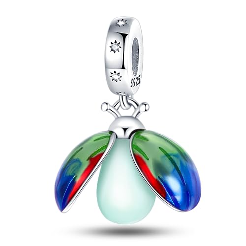 Ak Luminous Blue Insects Charms