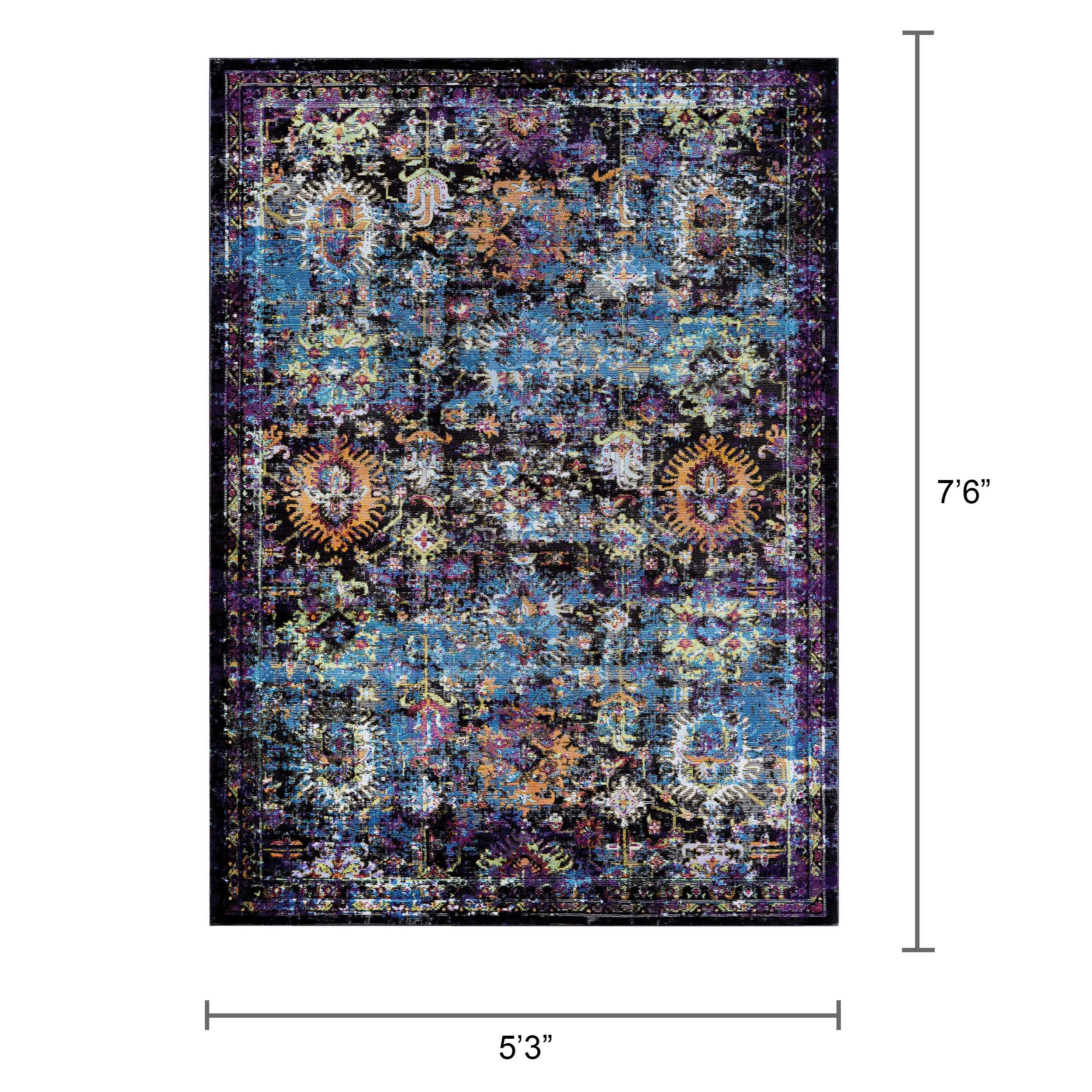 Couristan Gypsy Cologne Area Rug 5'3