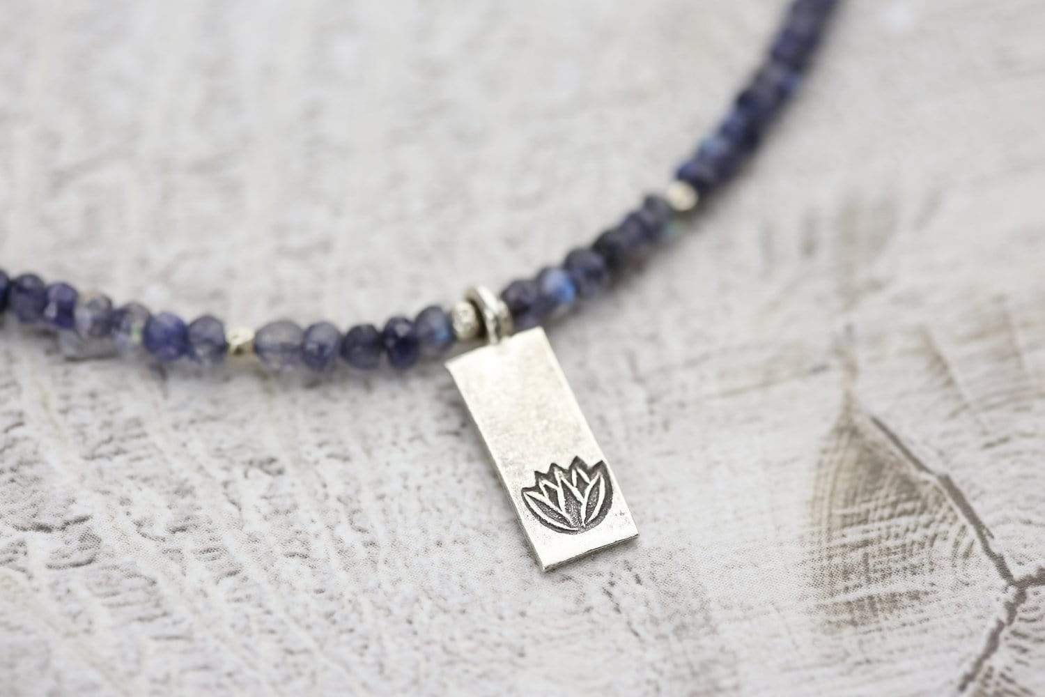 Blue Lotus Necklace for Women - Elegant Boho Pendant Jewelry for Meditation, Yoga & Spiritual Healing | Perfect Gift for Hippie & Nature Lovers