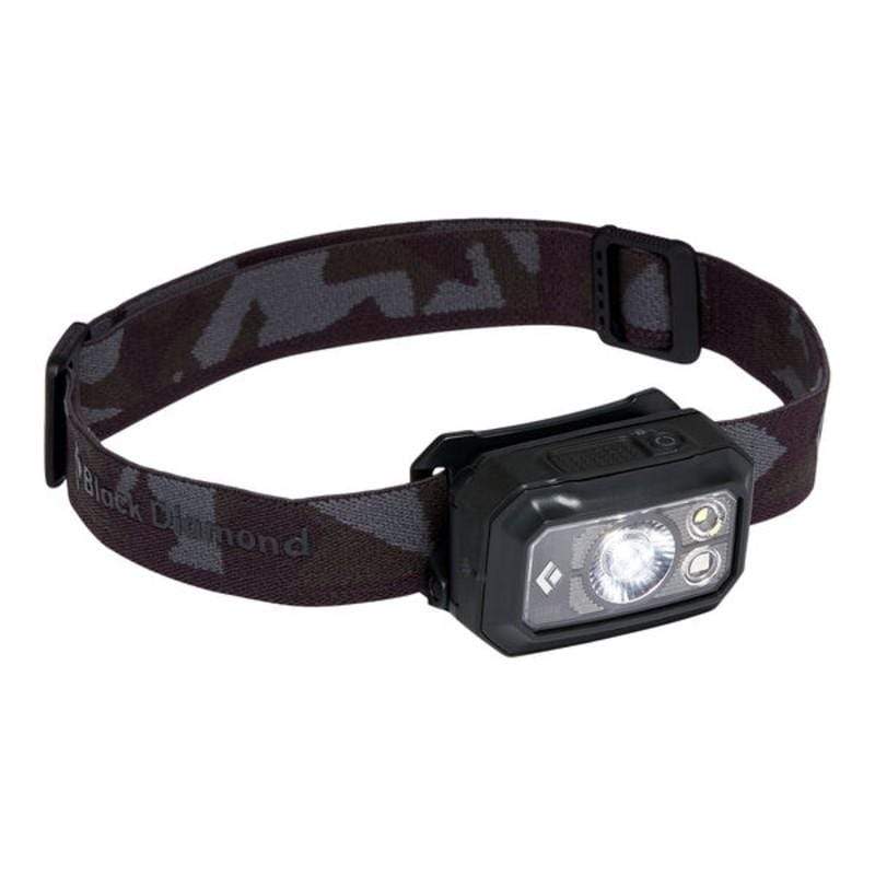 Black Diamond Storm 375 Headlamp - 375 Lumen Rechargeable LED Headlight for Camping, Hiking & Outdoor Adventures - Waterproof & Lightweight Head Torch for Running, Climbing & Night Activities