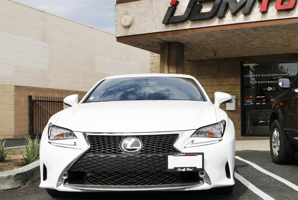Lexus RC RC F GS LS RX Front Bumper Tow Hook License Plate Mount Bracket - Durable & Easy Installation for Custom Car Styling - Perfect for Off-Road, Car Shows & Personalization