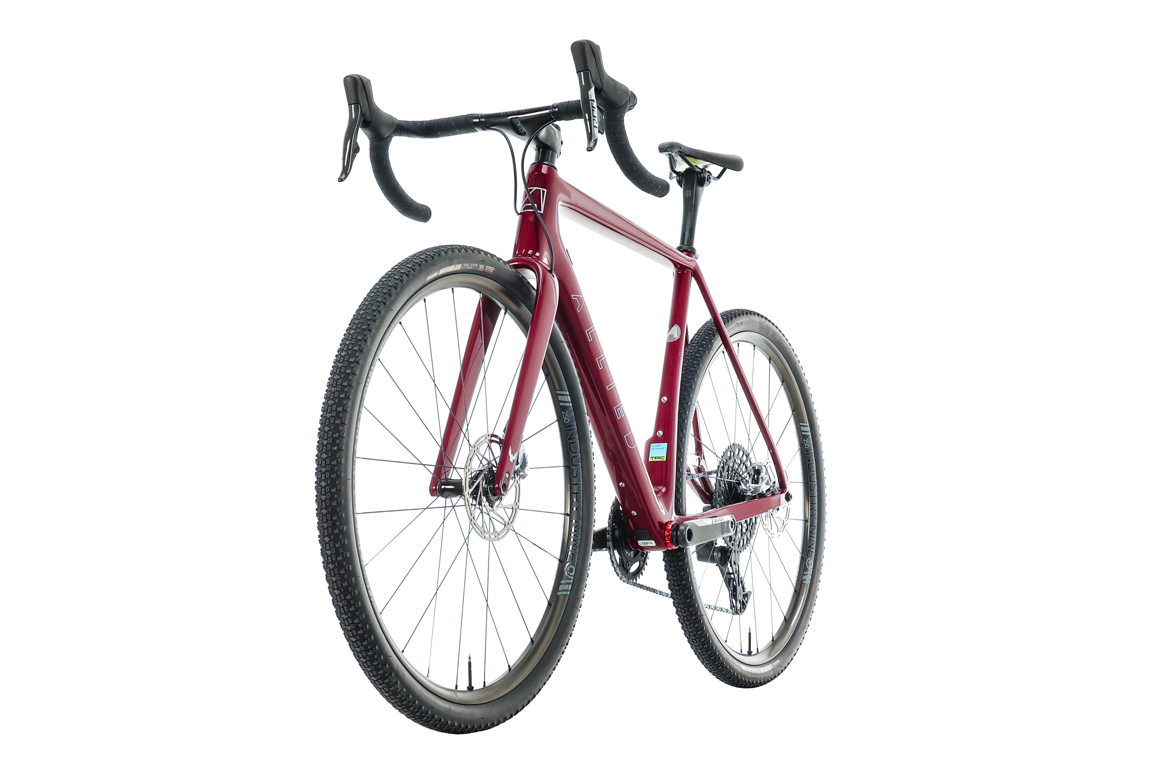 2021 Allied ABLE Red AXS Gravel Bike - Medium Size | Lightweight Carbon Frame for Off-Road Adventures & Commuting | Perfect for Trail Riding, Bikepacking & Urban Exploration