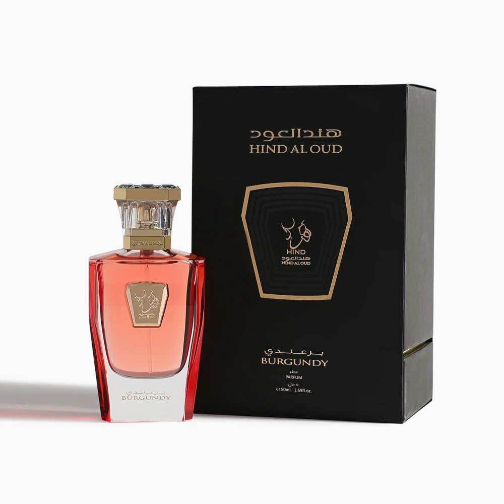 Burgundy Perfume for Women - 50ml Eau de Parfum, Long-Lasting Floral Scent, Luxury Fragrance Gift Set - Perfect for Date Nights, Parties & Special Occasions