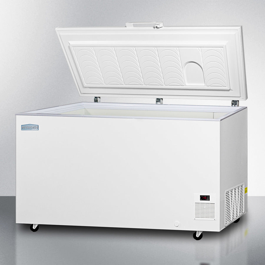 Accucold 15 Cubic Feet Chest Freezer EL51LT - Energy Efficient Deep Freezer for Home, Garage & Basement Storage - Perfect for Frozen Food, Meat, Seafood & Bulk Groceries