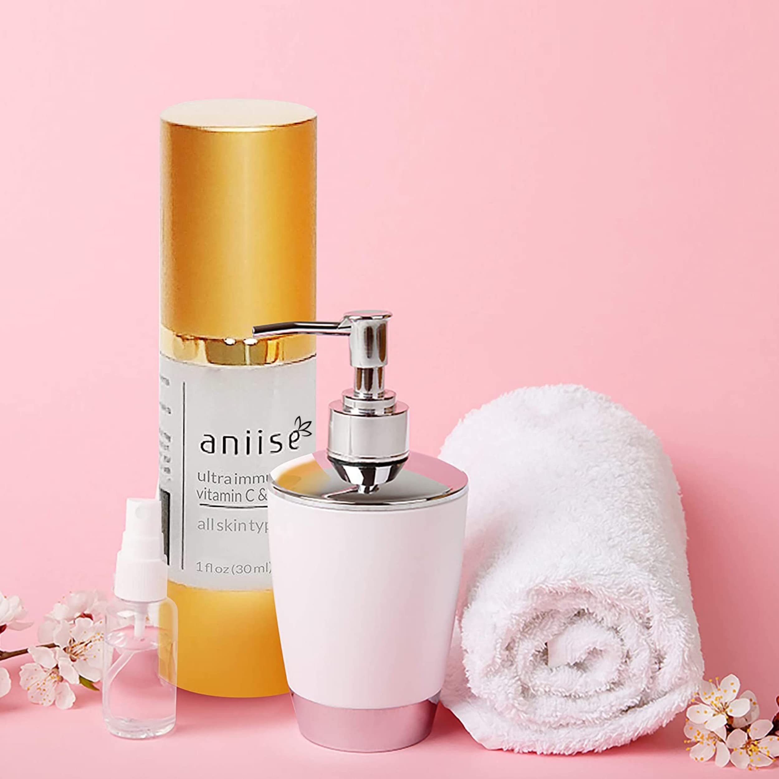 Best Anti-Aging Face Serum with Vitamin C, Collagen & Rosehip Oil - Brightening Complex for Glowing Skin, 1oz (30ml) - Perfect for Night Routine & Daily Hydration