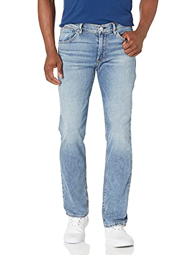 HUDSON Men's Byron Straight Leg Jeans - Classic Denim Pants for Casual Wear & Everyday Style | Perfect for Office, Weekend Outings & Date Nights