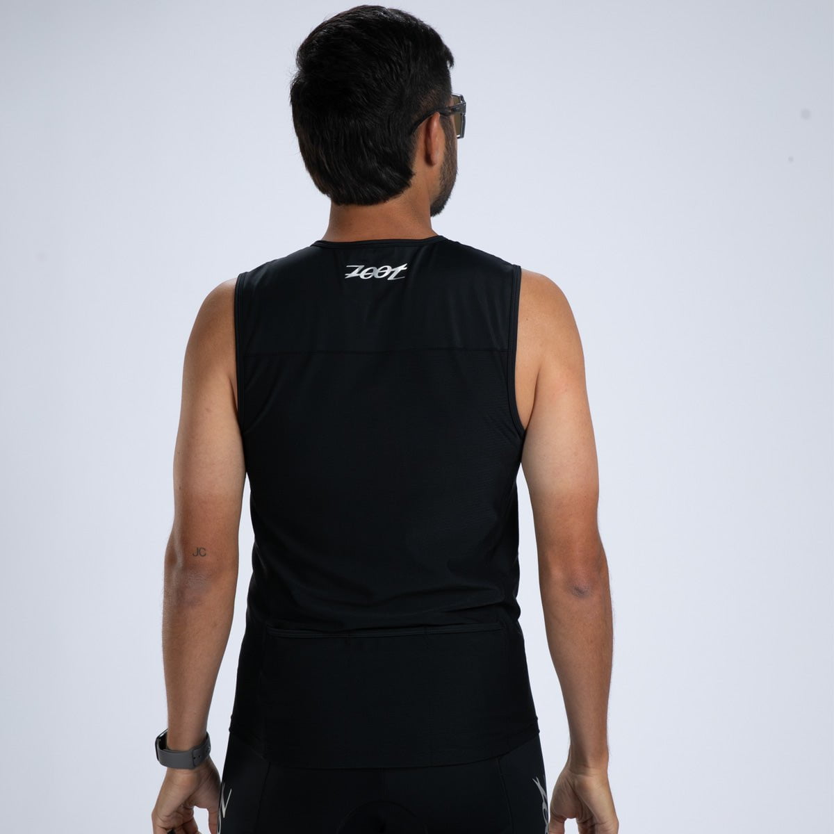 Men's Core Tri Tank Top - Breathable Workout Shirt for Gym & Running - Jet Black - Perfect for Fitness Training & Active Lifestyle