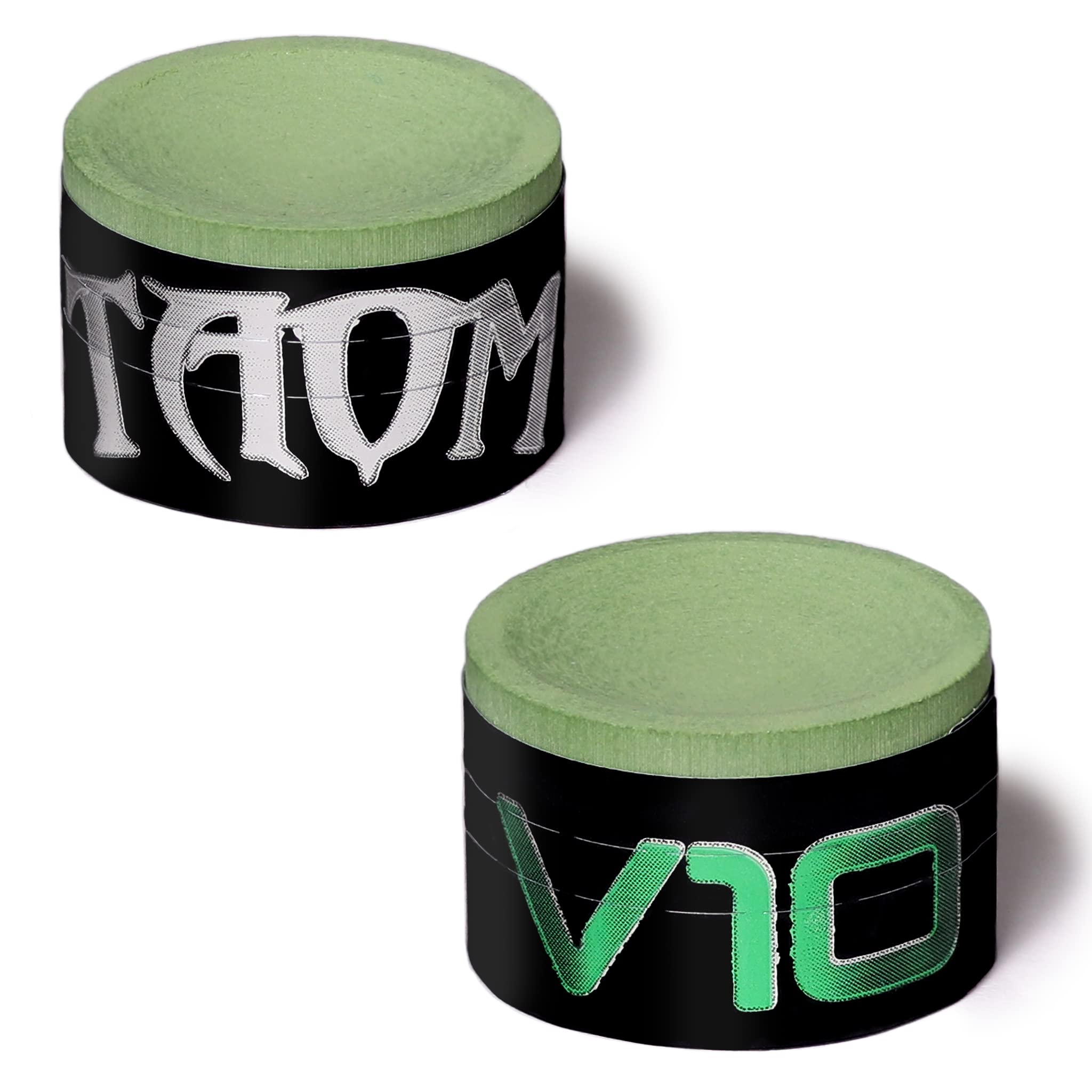 Premium Taom V10 Billiard Pool Cue Chalk - Green | High-Performance Snooker & Pool Accessory for Professional Players & Home Game Rooms