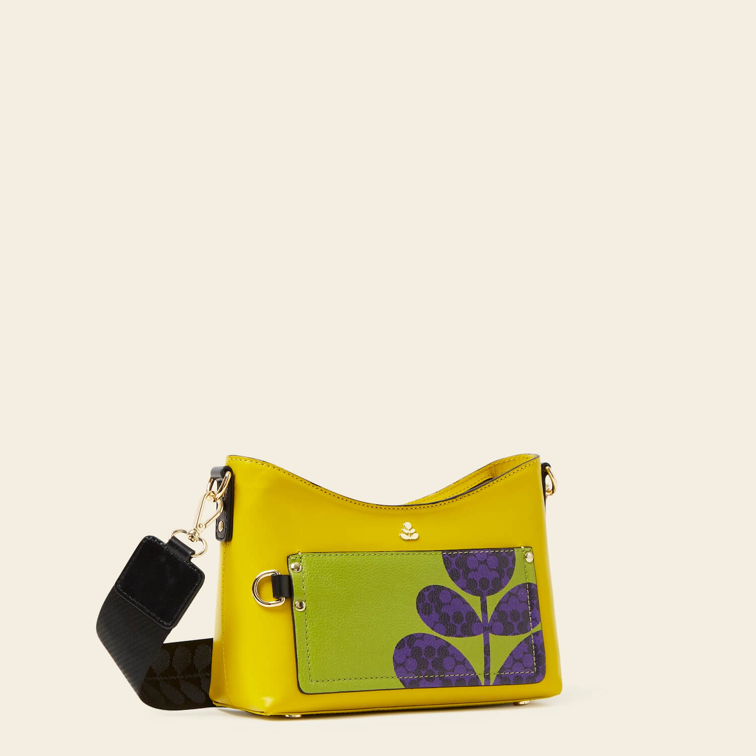 Stylish Carrymin Crossbody Bag with Daffodil Puzzle Flower Design - Perfect for Everyday Use, Travel, and Fashion Accessories