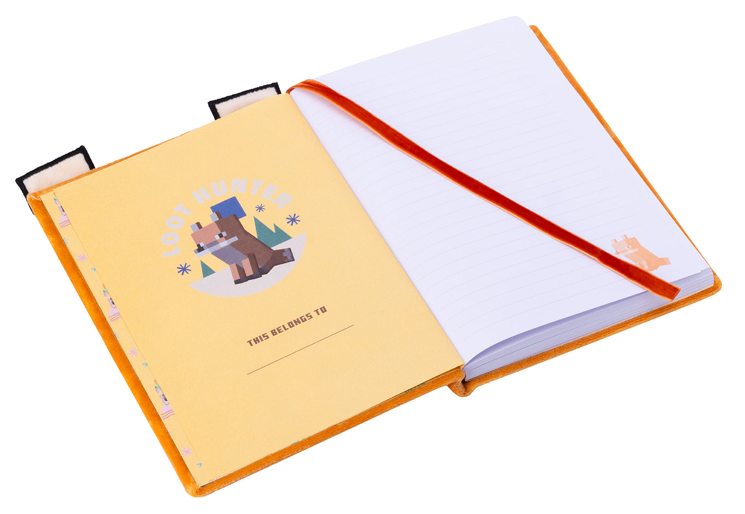 Minecraft Fox Plush Journal - Cute Stuffed Animal Notebook for Kids, Perfect for School, Gaming & Collectors | Gift Idea for Minecraft Fans