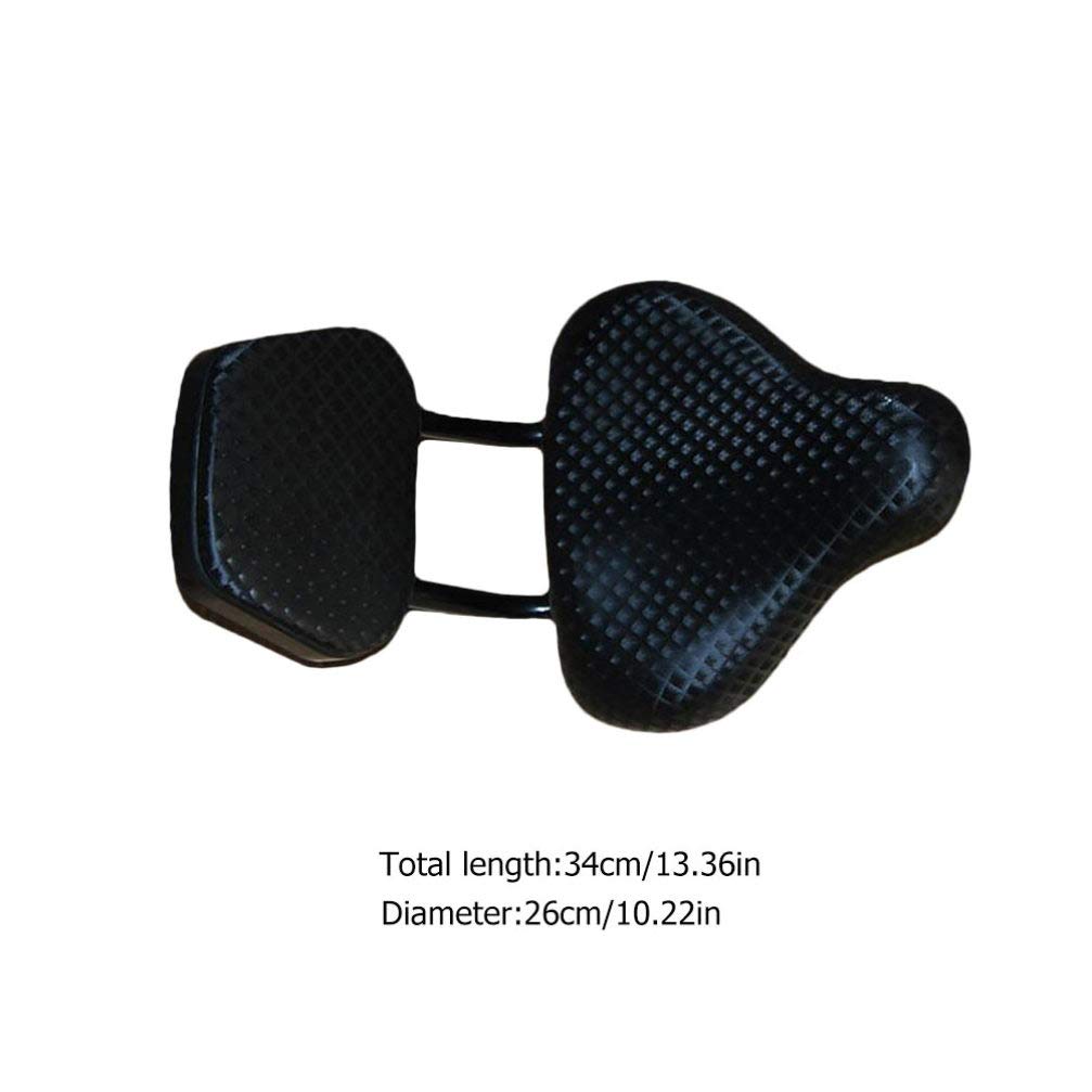 BESPORTBLE Comfortable Bicycle Saddle with Backrest - Wide Mountain & Road Bike Seat, Breathable Injection Molded Cycling Saddle Pad for Men & Women - Perfect for Long Distance Riding, Commuting, and Outdoor Adventures