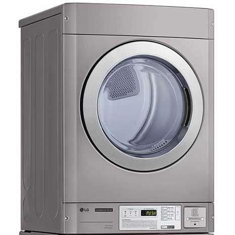 LG GDL1329CGW7 7.3 cu ft Commercial Gas Dryer - Heavy Duty Laundry for Hotels, Restaurants & Large Families