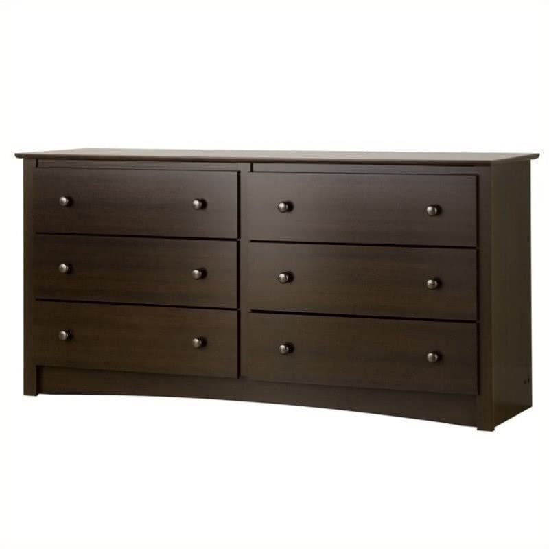 Home Square 3-Piece Bedroom Set - Espresso Finish Dresser & 2 Nightstands | Perfect for Master Bedroom, Guest Room & Apartment Furniture