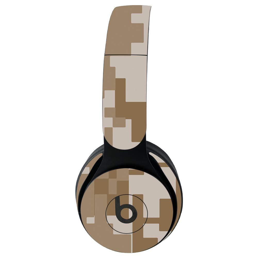 MightySkins Protective Vinyl Skin Cover for Beats Solo Pro Wireless Headphones - Desert Camo Design | Durable, Customizable Decal Wrap | Easy to Apply & Remove | Made in USA | Perfect for Travel, Gym & Daily Use
