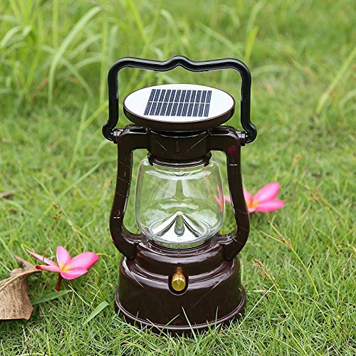 Super Bright Solar LED Lantern - Waterproof Outdoor Camping Light with USB Charging Port | Perfect for Emergency, Tent Lighting, Backpacking, Hiking & Power Outages