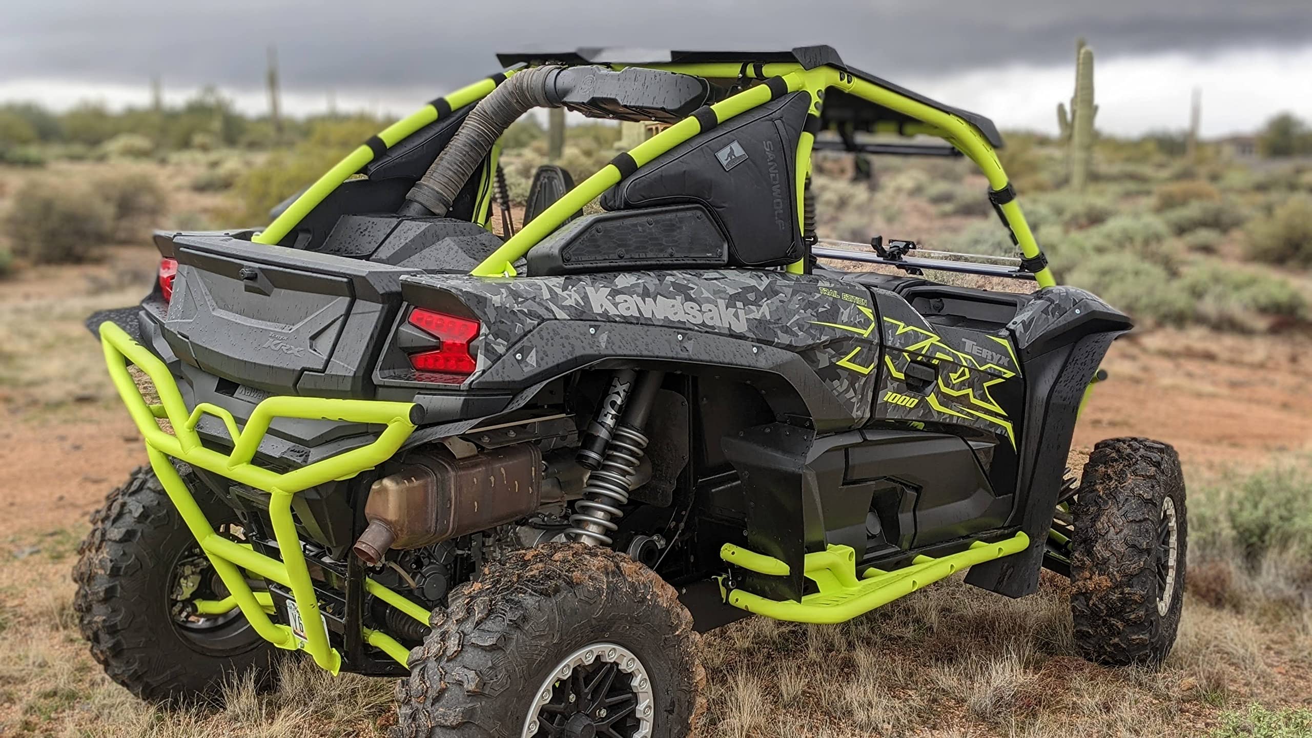 TREX Storage Bag for Kawasaki KRX 2 Seater UTV - Side Truss Organizer (Fits 2020-2023 Models) - Perfect for Off-Road Adventures & Gear Organization