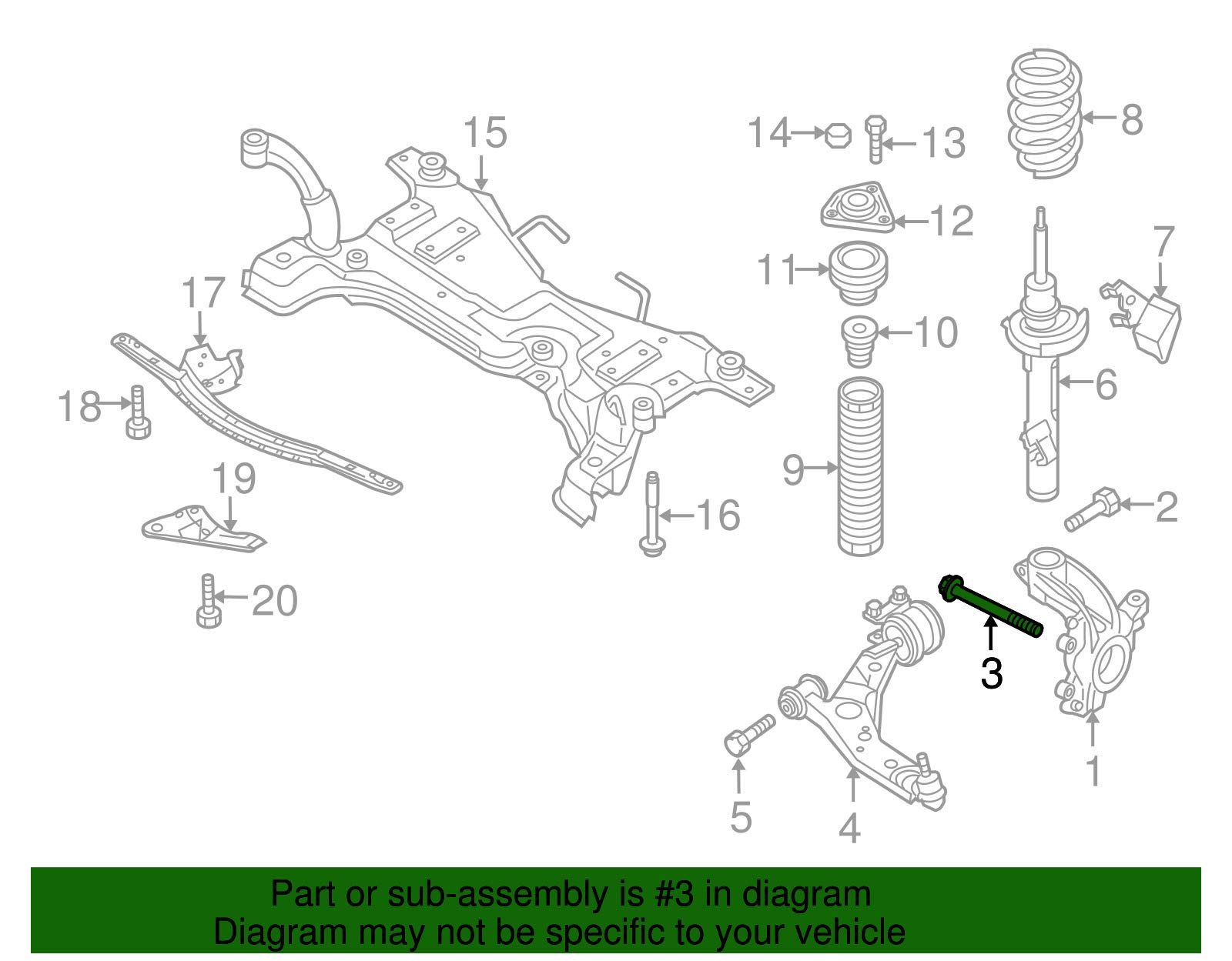 Genuine Mazda 9YA0-2A-225 Disc Brake Caliper Bracket Mounting Bolt - Replacement Part for Mazda Vehicles - Perfect for Brake System Repairs & Maintenance