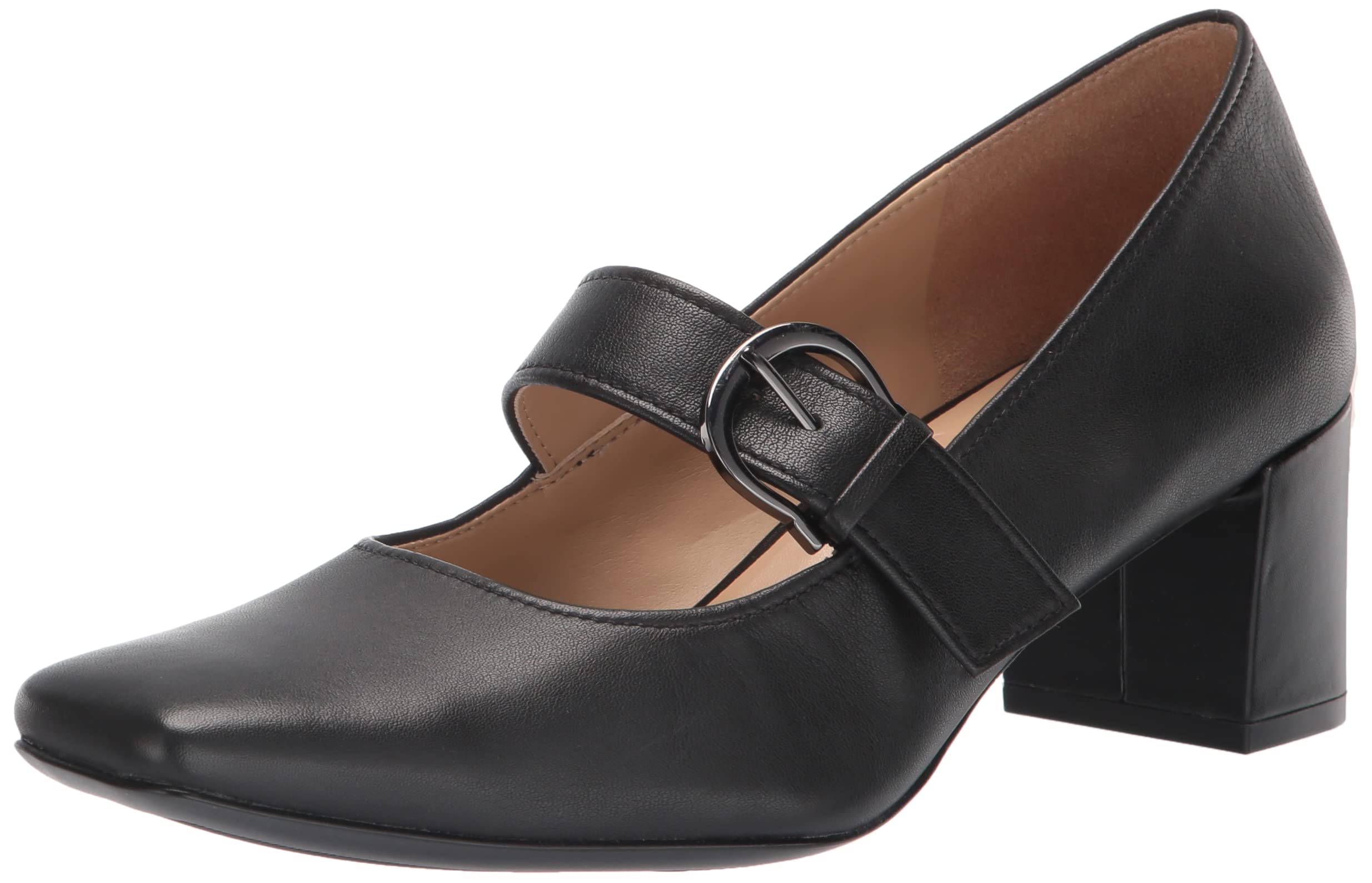 Naturalizer Women's Karissa Mary Jane Pump - Comfortable Low Heel Dress Shoes for Work, Wedding & Formal Occasions