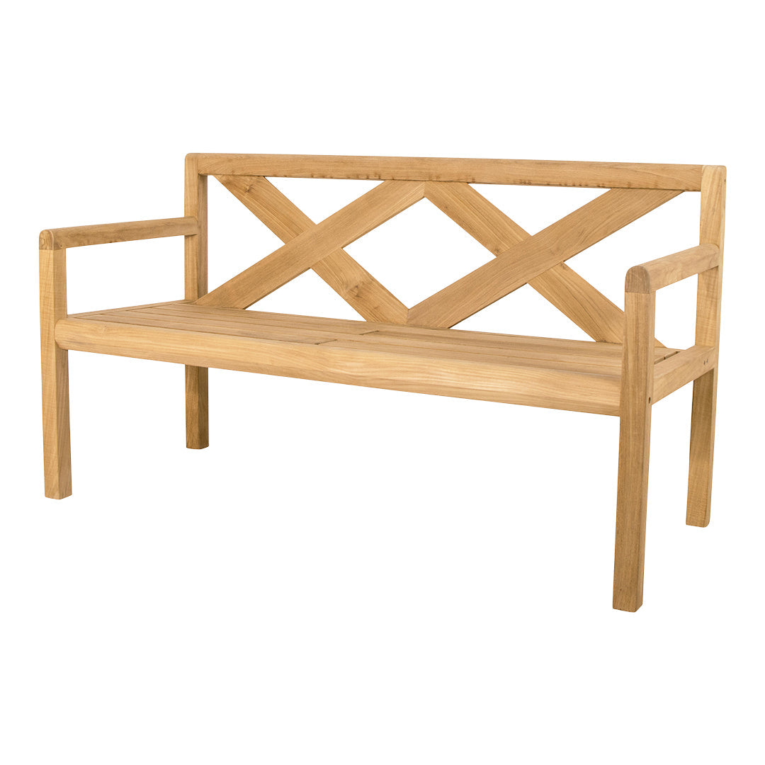 Grace Outdoor Bench - Weather-Resistant Garden Bench for Patio, Backyard, and Porch - Perfect for Relaxing and Entertaining Outdoors