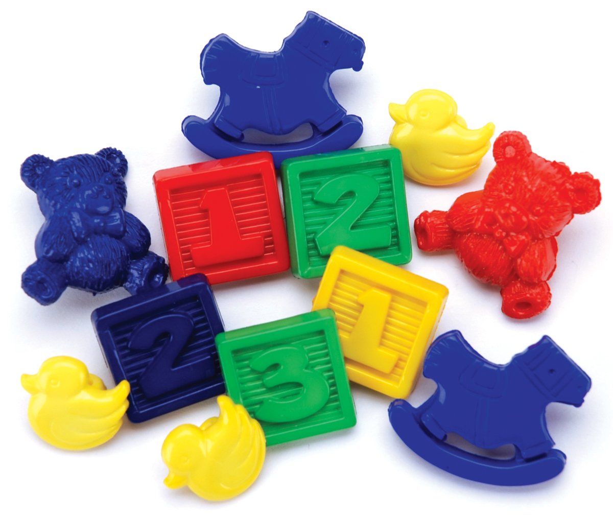 Blumenthal Lansing Favorite Findings Buttons - 12-Piece Baby Toy Buttons for Sewing, Crafts, and DIY Projects - Perfect for Baby Clothes, Scrapbooking, and Educational Play