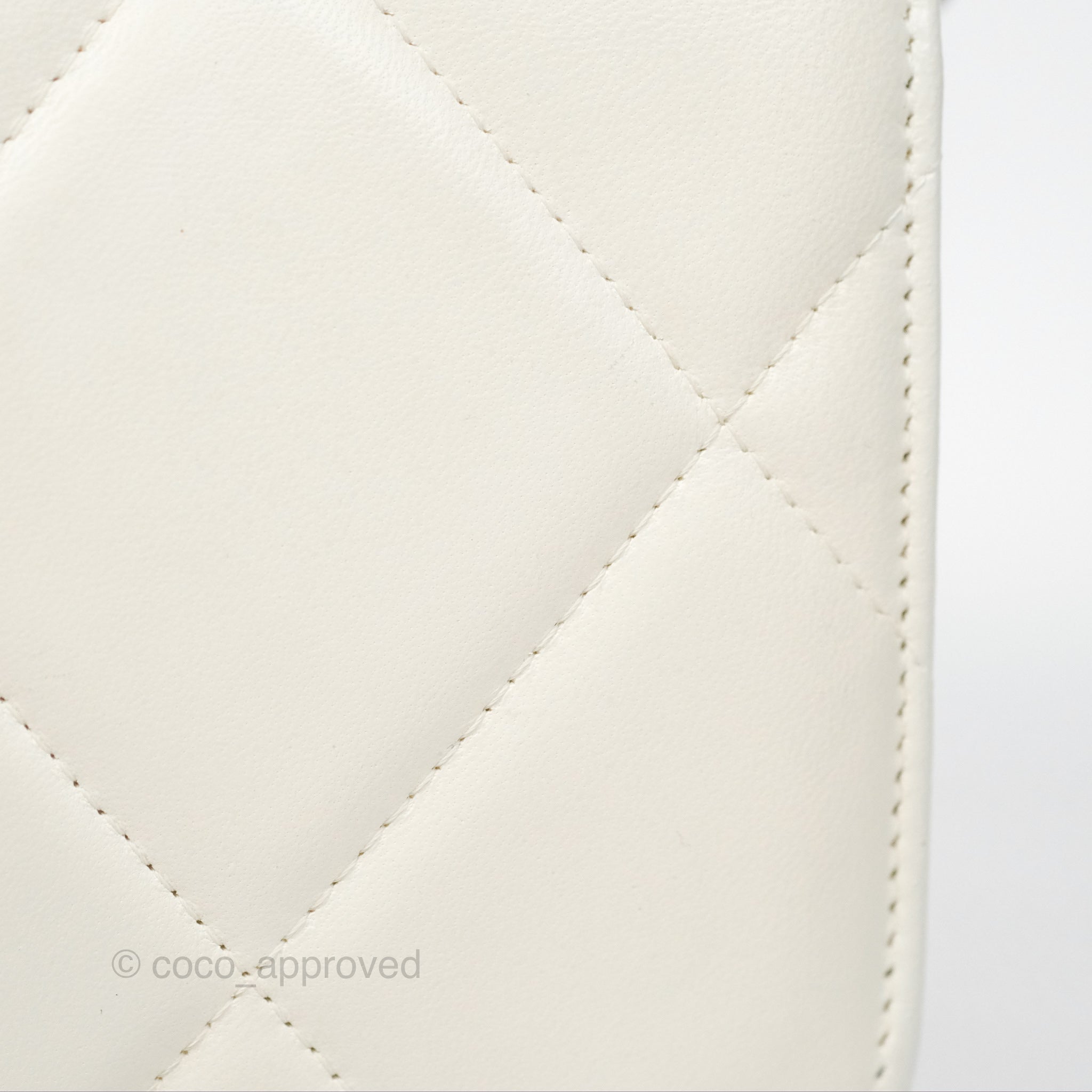 Chanel 19 Wallet on Chain WOC Crossbody Bag - White Leather with Mixed Gold & Silver Hardware | Perfect for Evening Out, Date Night & Special Occasions