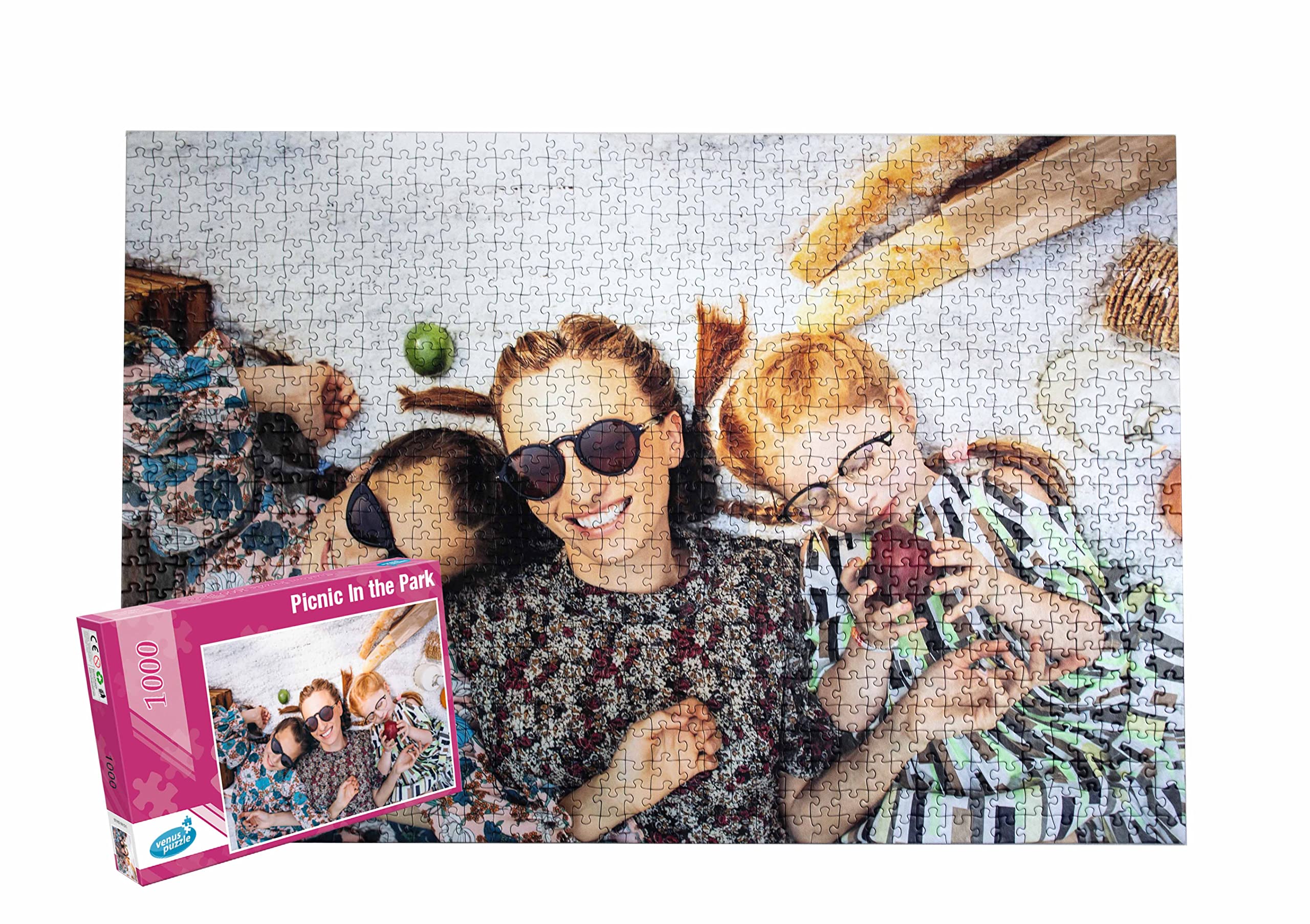 Custom Photo Puzzle 500, 1000, 2000 Pieces - Personalized Jigsaw Puzzle with Your Own Picture - Perfect for Gifts, Home Decor & Family Activities (1000 Pieces)