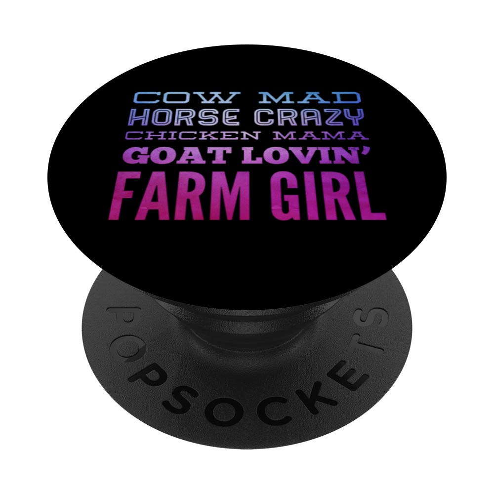 Farm Animal Lover PopSockets Grip & Stand for Phone & Tablet - Perfect for Farmers, Country Living & Animal Enthusiasts