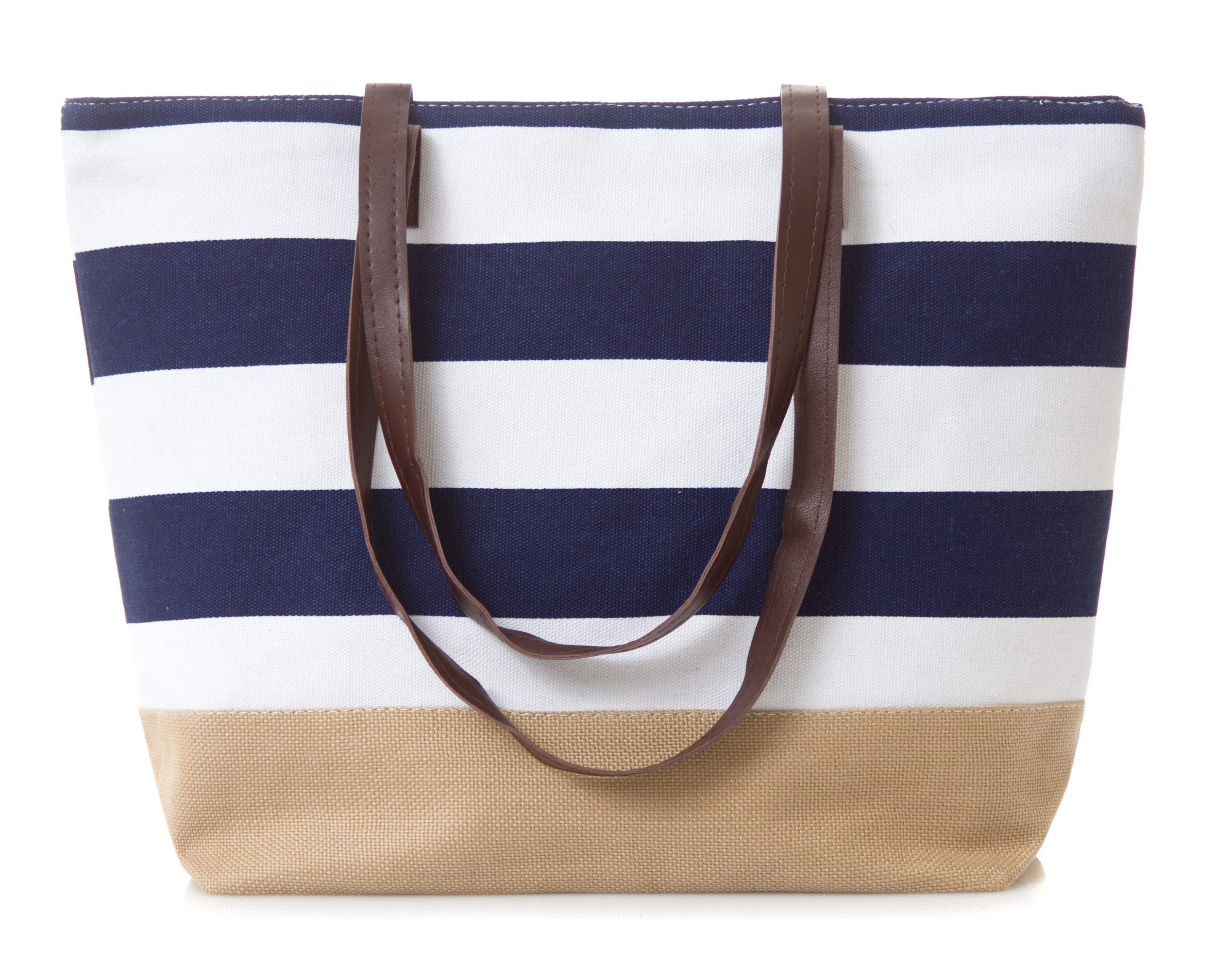 Waterproof Travel Tote Bag for Women - Lightweight Beach Tote with Pockets - Perfect for Vacation, Shopping, Gym & Daily Use