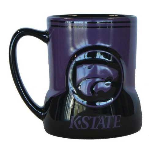 Kansas State Wildcats 18oz Ceramic Coffee Mug - Insulated Travel Tumbler for Hot & Cold Drinks - Perfect for Game Day, Office, and Home Use