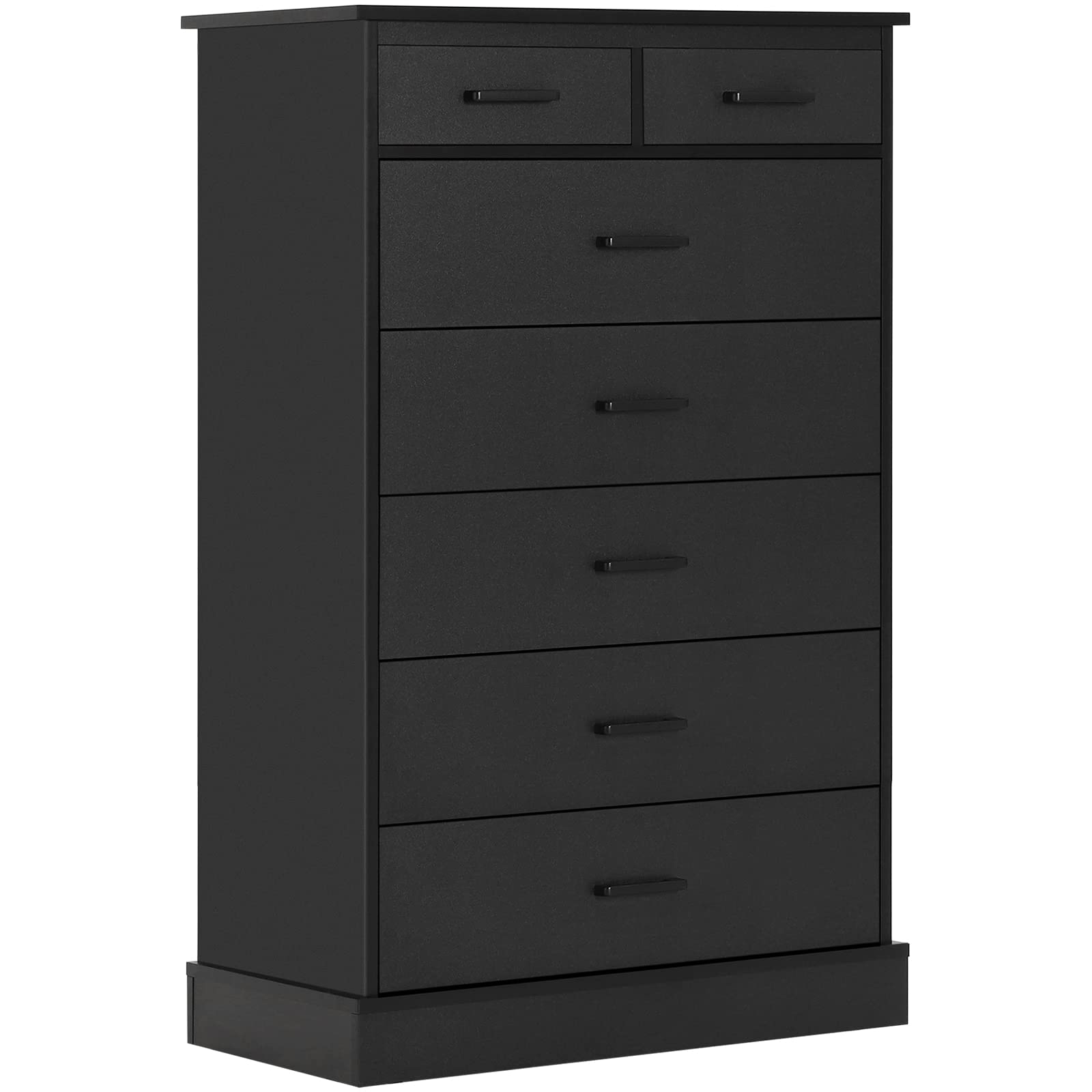 Hasuit 7-Drawer Tall Dresser for Bedroom - Solid Wood Storage Cabinet with Sturdy Base, Large Clothes Organizer Tower | Perfect for Closet, Living Room & Hallway Organization