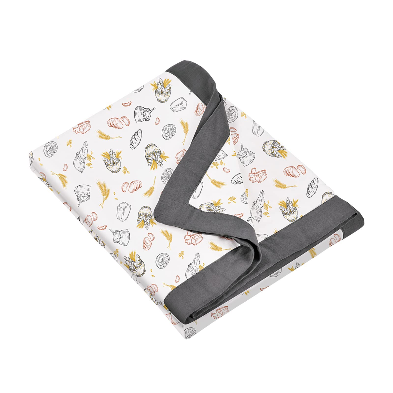 Organic Bamboo Muslin Baby Blanket - 2-Layer Breathable Toddler Quilt 43