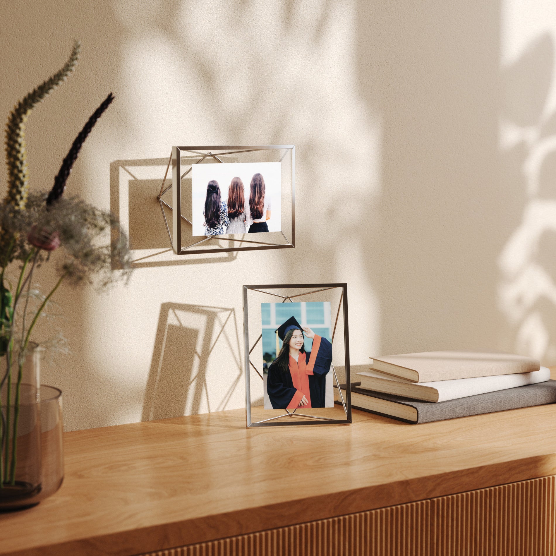 Prisma Picture Frame - Elegant Modern Photo Display for Wall & Tabletop - Perfect for Home Decor, Office, and Gift Giving