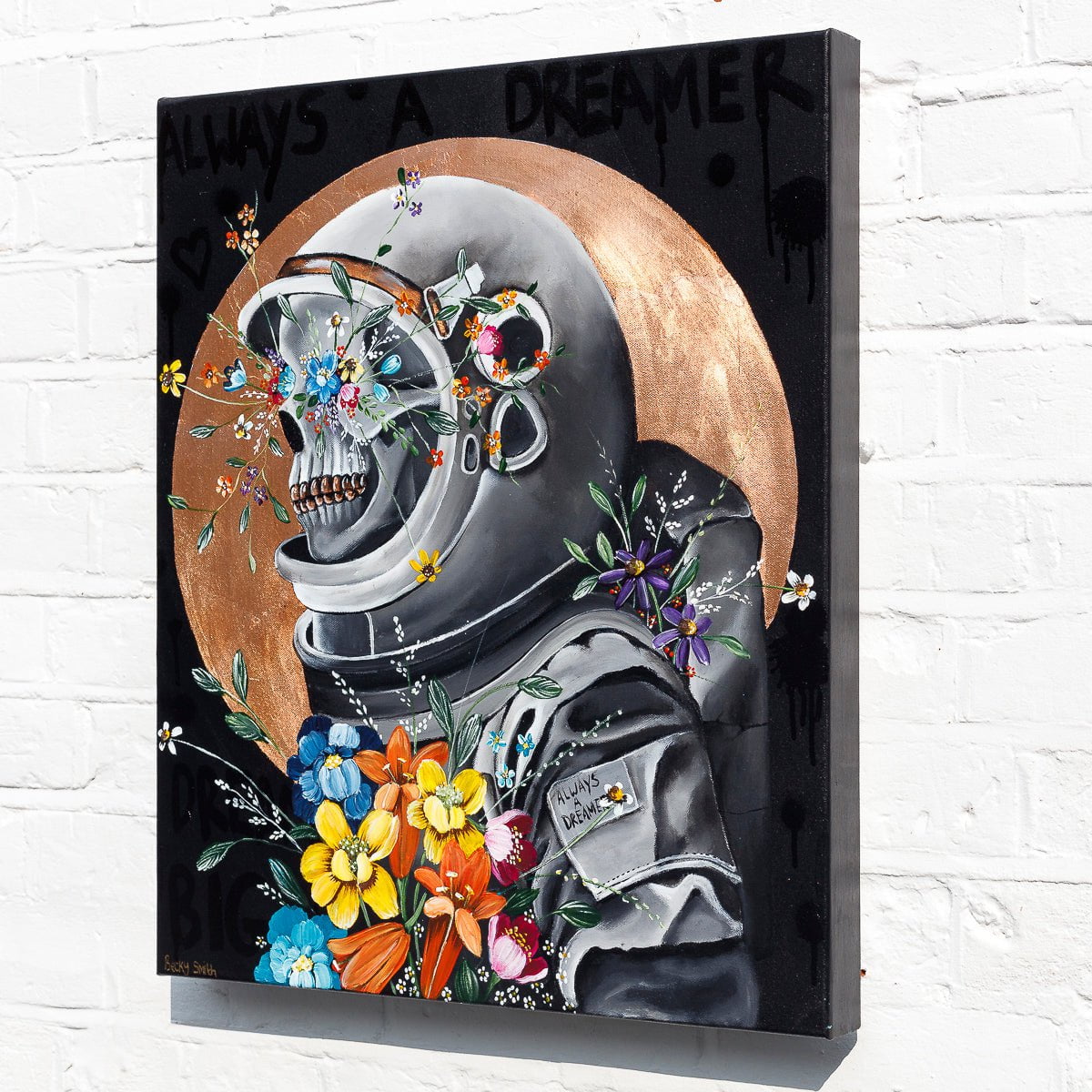 Always A Dreamer Original Artwork - Handmade Wall Decor for Living Room, Bedroom & Office - Perfect Gift for Home & Interior Design Lovers