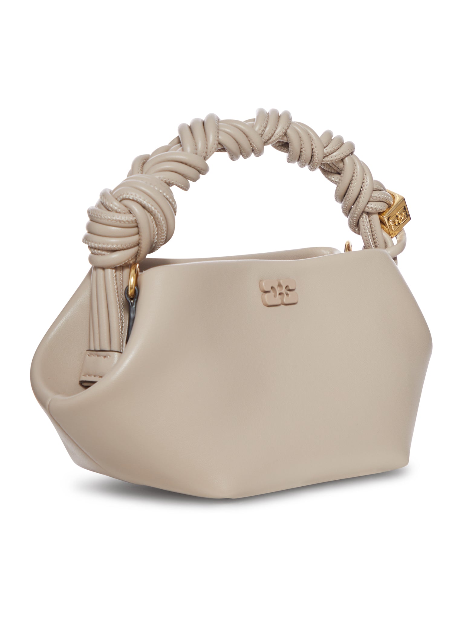 Ganni Mini Bou Bag in Oyster Gray - Stylish Crossbody Purse for Women | Perfect for Casual Outings, Date Nights & Travel Accessories