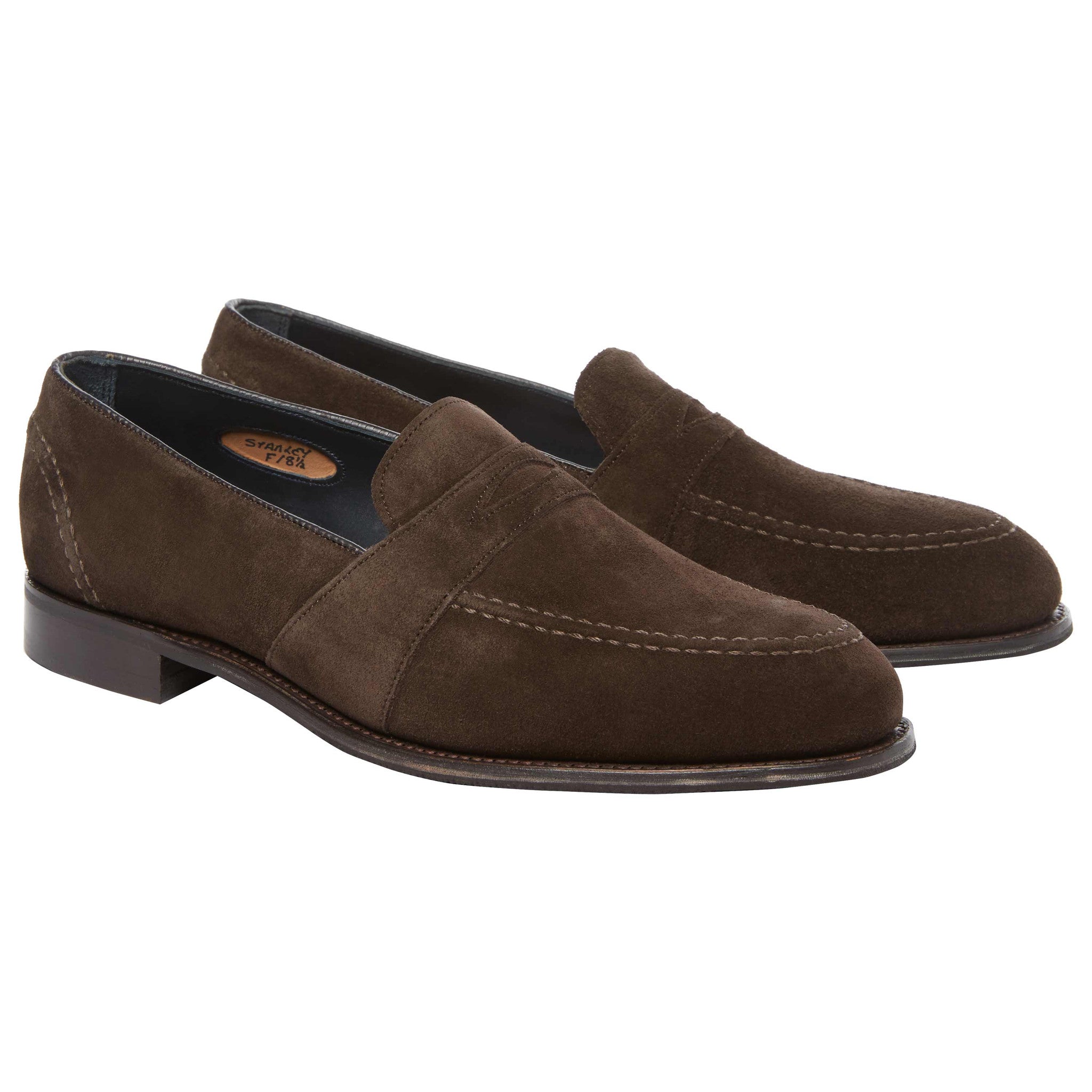 Stanley Brown Suede Loafers for Men - Comfortable Slip-On Dress Shoes - Perfect for Business, Casual & Office Wear