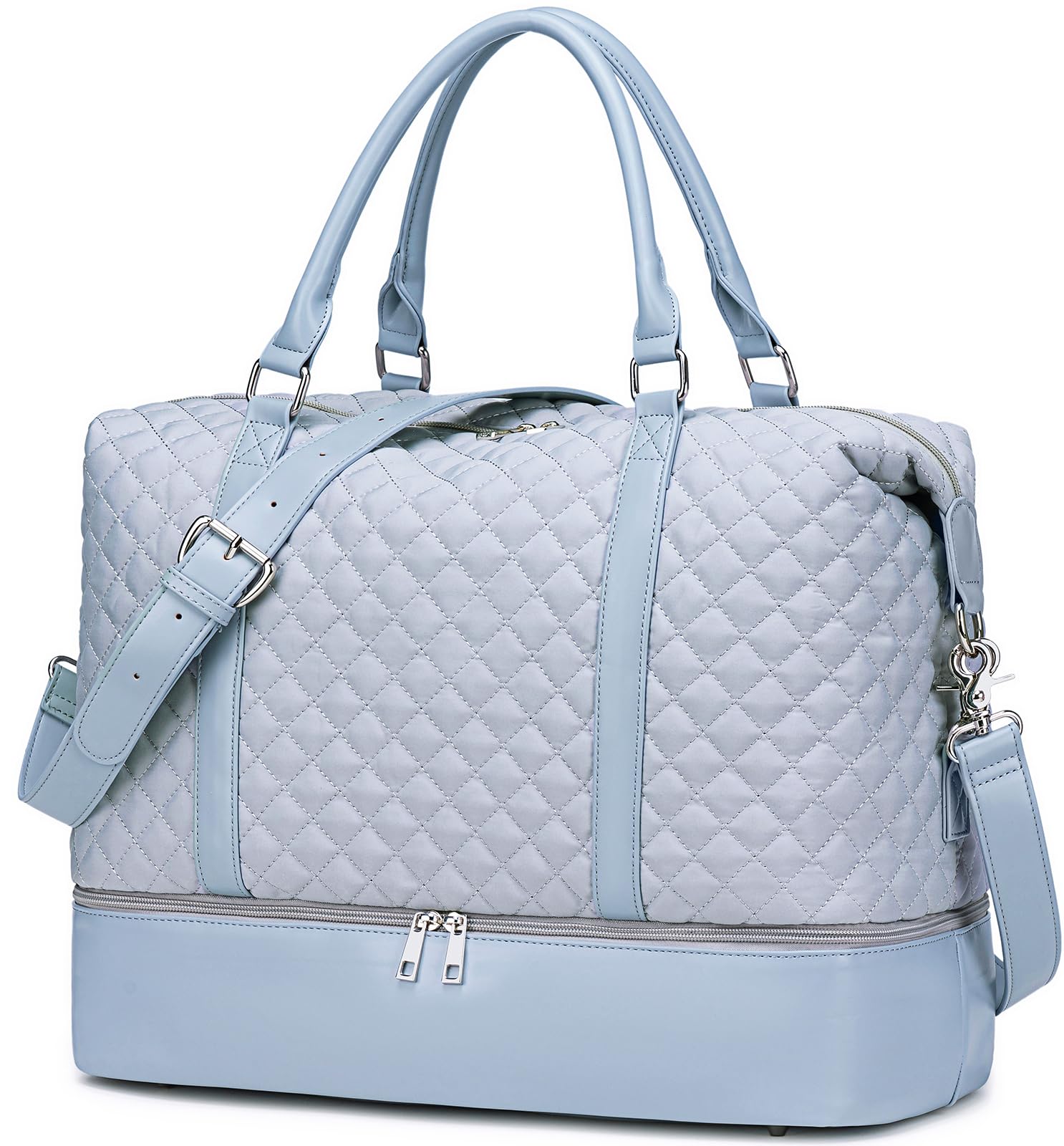 Women's Canvas Weekender Bag - Large Travel Duffel Carry On Overnight Tote for Women | Perfect for Weekend Getaways, Beach Trips & Gym Use