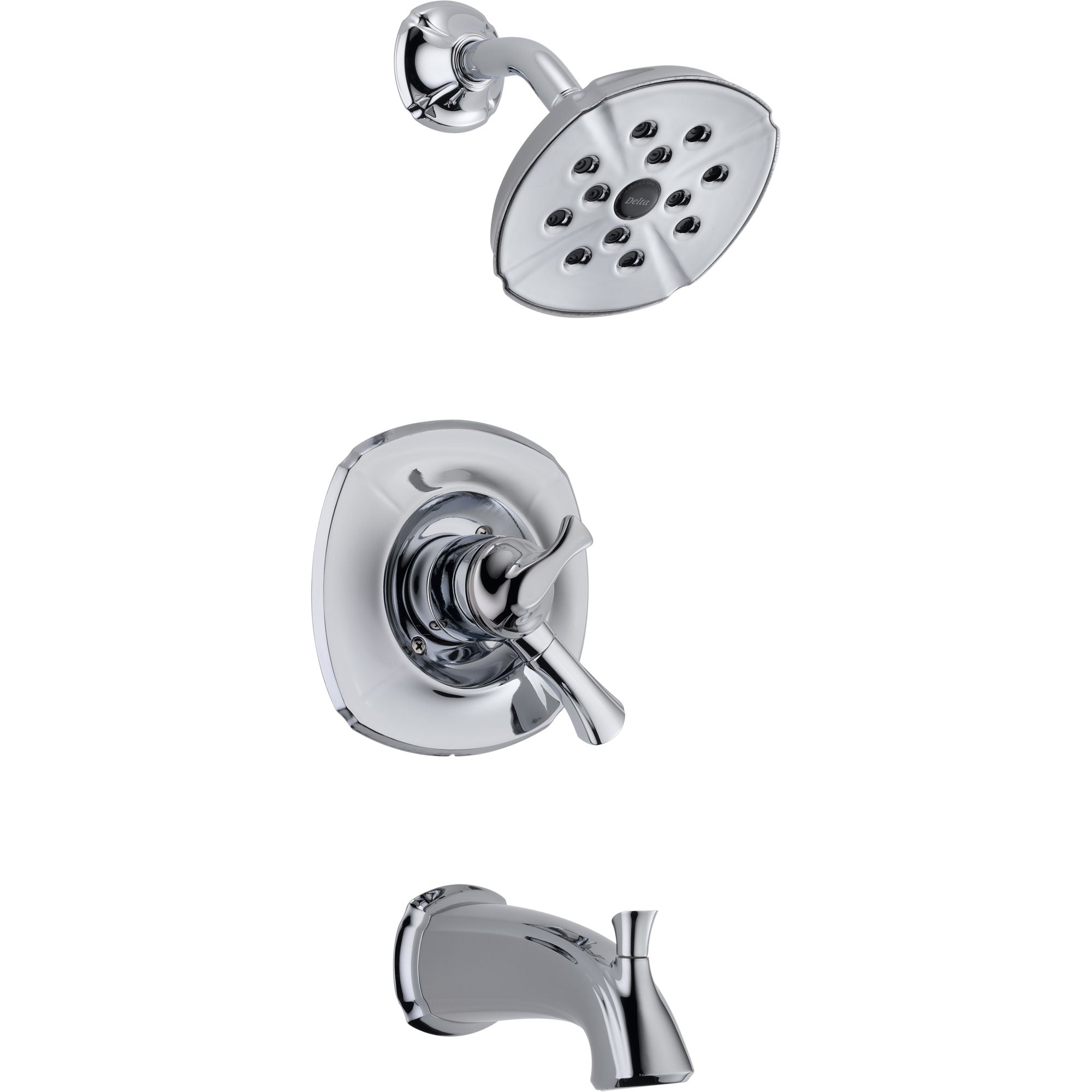 Delta Addison Chrome Dual Control Temperature & Volume Tub and Shower Faucet Trim 476419 - Perfect for Bathroom Renovation & Luxury Spa Experience