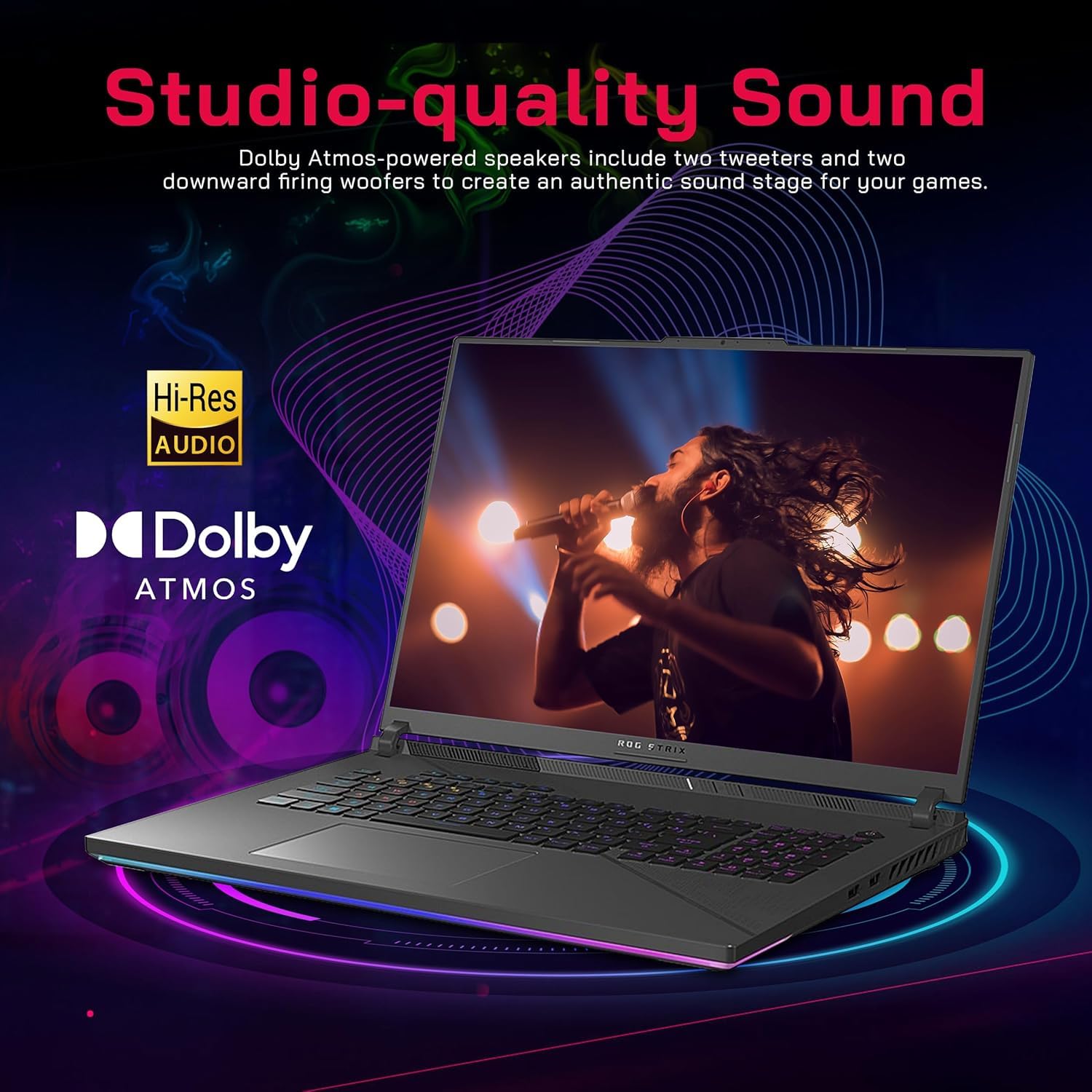 ASUS ROG Strix-G18 Gaming Laptop - Intel Core i9-14900HX 24-Core Processor, 32GB DDR5 RAM, 2TB SSD, 18-inch 2.5K QHD 240Hz Display, RGB Backlit Keyboard, NVIDIA GeForce RTX 4060, Windows 11 Pro - Perfect for High-End Gaming, Streaming & Content Creation