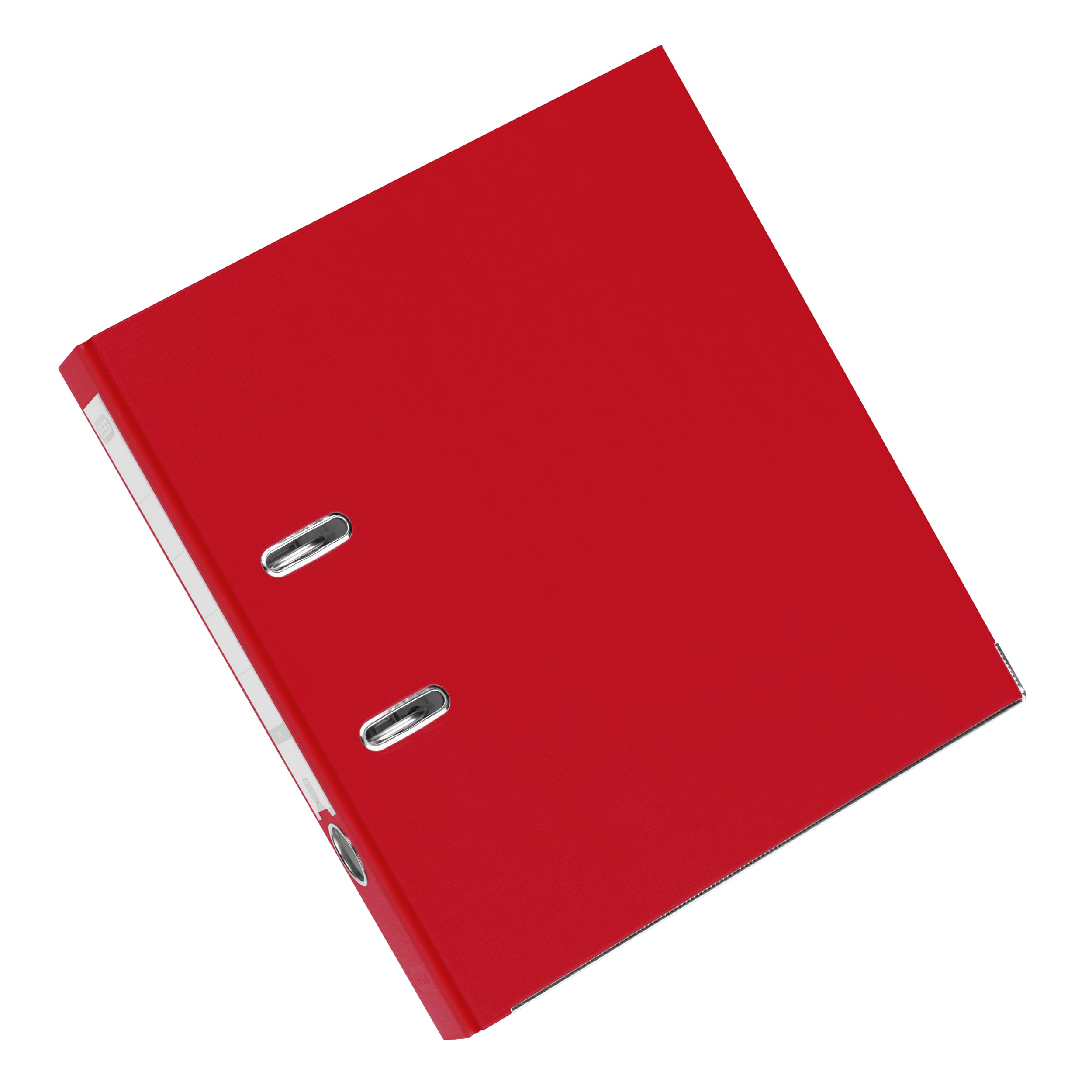 Elba Smart Pro Lever Arch File A4 - Wide Removable Spine Label, 3-Ring Binder for Office & School Organization (Red, 100202154) - Perfect for Document Storage, Filing Systems & Business Presentations